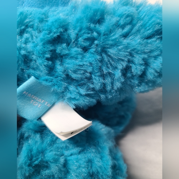 Dimetrodon Dinosaur Blue Manhattan Toy Company Little Jurassics Plush - Picture 4 of 6